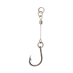 Asari ASHME-1/0 Metallic B/2 Вспомогательный крючок Silver 1/0