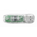 Купить Intenso 3502480 Rainbow Line 32GB Флешка Бесцветный Transparent 32 GB  7ft.ru в интернет магазине Семь Футов