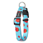 Freedog 10411001 Strawberry Воротник  Blue / Red 10 mm x 20-35 cm