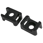 Forniture nautiche italiane 2239856 Зажимы Поддержка Серебристый Black 9 mm 
