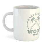 Kruskis 42611C388 Кружка Give Me Wood 325ml  White