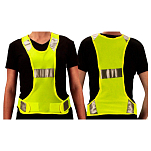 Avento 74OW-FLG-One LED Светоотражающий жилет для бега Fluorescent Yellow