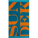 Sundek AM443ATC1000-01201-U полотенце Maxi logo Голубой  Teal 01