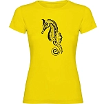 Kruskis 11502302sk211 Женская футболка с коротким рукавом Seahorse Tribal Yellow 30x25x2