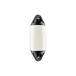 Кранец швартовый Polyform F01S Ø130x370мм 2,8л надувной из белого/чёрного ПВХ для судов до 3м
