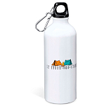 Kruskis MD4049S101C186 Sit Under The Stars Алюминиевая бутылка 800ml Бесцветный White