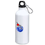 Kruskis MD4049S101K046 Born To Fishing 800ml Алюминиевая бутылка Бесцветный White