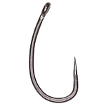 Carp spirit 34CSACS350072 Short Curve Shank Одноглазый Крючок Без Бородки Серый Grey 6 
