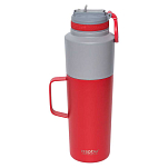 Asobu TWP33 RED 600ml Термальная бутылка Twin Pack Серый Red