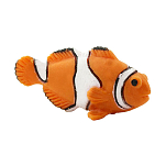 Safari ltd S341422 Clownfish Good Luck Minis Фигура Белая Orange / White From 3 Years 