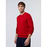 North sails 699773-0237-XS Свитер 12Gg Красный  Red Lava XS