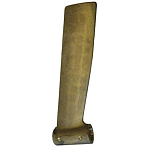 Oem marine SAELAC253042 LG420 Поддержка стула вала Золотистый Grey 420 mm