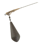 Fox international CAC477 Edges Lead Clip Pegs Коричневый Trans Khaki