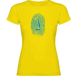 Kruskis 11502302xls198 Футболка с коротким рукавом Sailor Fingerprint Yellow 30x25x2