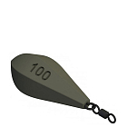 Carp expert FL239900 Go Green Torpedo Поворотный провод Золотистый Dark Green 100 g