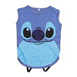 Cerda group 2800000535-BLUE-M Disney Stitch Футболка с собакой Голубой Blue M