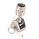 Наконечник для установки на палубе, поворотный/нержавеющая сталь / Для трубки Ø: 22 мм