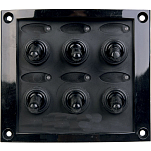 Talamex 14576006 Панель переключения 6 Предохранители Черный Black