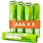 Gp batteries GD128 800 Mah Nimh Аккумуляторная батарея 8 единицы Золотистый Multicolor