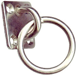 Goldenship GS72013B Ring Пластина с квадратным глазом 5 единицы измерения Серебристый 35 x 30 mm 