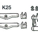 K23 kit for K23, K24, K25 cable connection, 45.047.23