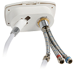 Box doccia New Edge bianco tubo PVC 2,5 m 15.258.20
