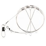 Kali 59121 Nylon Volantin Leader Черный  3 pcs 4 Arm-6.5 cm 