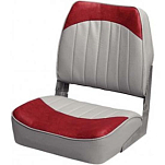 Wise seating 144-8WD734PLS661 Economy Fold Down Fishing Chair Белая  Grey / Red
