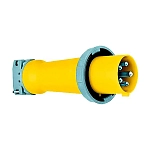 Kellems 36-M5100P9 Штекер мужской M5100P9 5-проводной 100A 120-208V Желтый Yellow / Grey 12.63 x 4.92´´