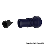 Scarico dritto 3/4". &. 1". c/valvola non ritorno Osculati 16.491.91