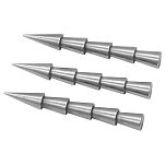 Mikado HDJ10-29 Pin Для приманок Jaws Серебристый Grey 29 mm 