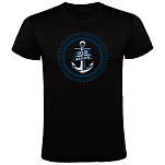 Kruskis CA65500402C061 Футболка с коротким рукавом Old Sailor Черный Black XL