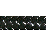 Sea-dog line 354-302110015BK1 Premium Двойная плетеная нейлоновая док-веревка Черный Black 1 cm x 4.6 m 