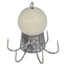 Купить Salper 75JICO060 Round EGI Squid Jig 60g  White 7ft.ru в интернет магазине Семь Футов