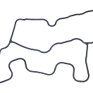 VOLVO PENTA Valve Cover Gasket for D1-13 50817-bvs