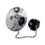 Perko 9-0499DP0CHR Заглушка для входа воды Серебристый Silver