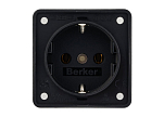 BERKER 08418505 INTEGRO FLOW Розетка/черный, матовый
