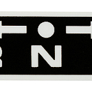 Наклейка, маркировка (R-N-F) Suzuki DF4-140A/DT9.9-40 2113191J00000