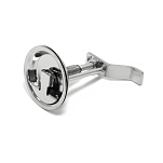 Ручка поворотная врезная Homer 007192 Ø70х78,5мм из нержавеющей стали AISI316 с замком и автофиксацией