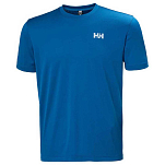 Helly hansen 63104_606-M Футболка с коротким рукавом Veglas Solen Голубой Deep Fjord M