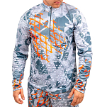 Graff 962-CL-1-S Футболка с длинным рукавом Golf UPF-50 Серый Mix Grey S