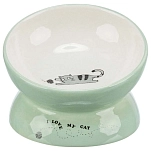 Trixie 24470 миска 150ml Зеленый  Sage / White