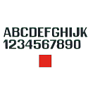 Купить International letterfix 5959018M M Наклейки с буквами Красный Red 100 mm  7ft.ru в интернет магазине Семь Футов