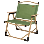 Aktive 63067 низкий стул (nizkiy stul) Glamping 52x45x62 cm Green / Brown