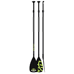 Ari inui APU002-94073-ADULT Polycarbon Ajustable Весло 2 Куски Серебристый Black / Teal Logo 170-210 cm 
