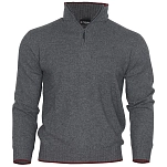 Taimen 10075058 Толстовка с полумолниеймолнией Cashmere Grey XL