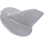 Martyr anodes 194-CM6K14537100Z Yamaha Skeg CM6K14537100Z Анод Серебристый Grey
