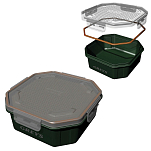 Greys 1325995 Klip-Lok Perforated Bait коробка Зеленый Green M 