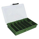 Horvath 75101002 Deluxe HA 2 Коробка для снастей Бесцветный Green / Clear 13 x 21 x 4 cm