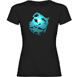 Kruskis 11502309xxls073 Женская футболка с коротким рукавом Underwater Dream Black 30x25x2 2XL
